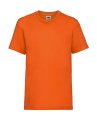 Goedkope oranje kinder T-shirt Fruit of the Loom Valueweight-oranje